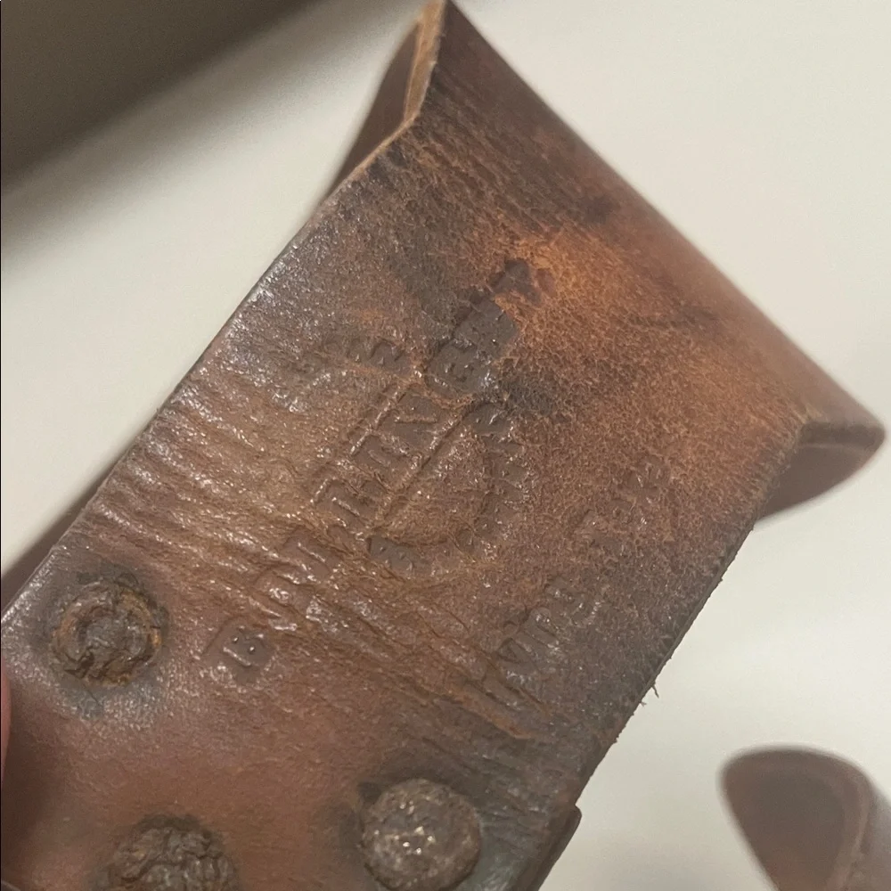 Classic Brown Leather Belt / Workout or weight belt